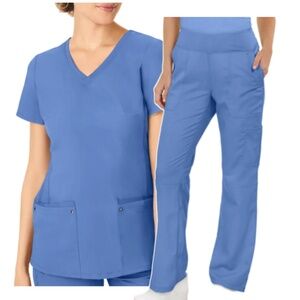 Healing Hands Purple Label Juliet Top & Tori  Pants Scrub SET size XS   ~ EUC ~